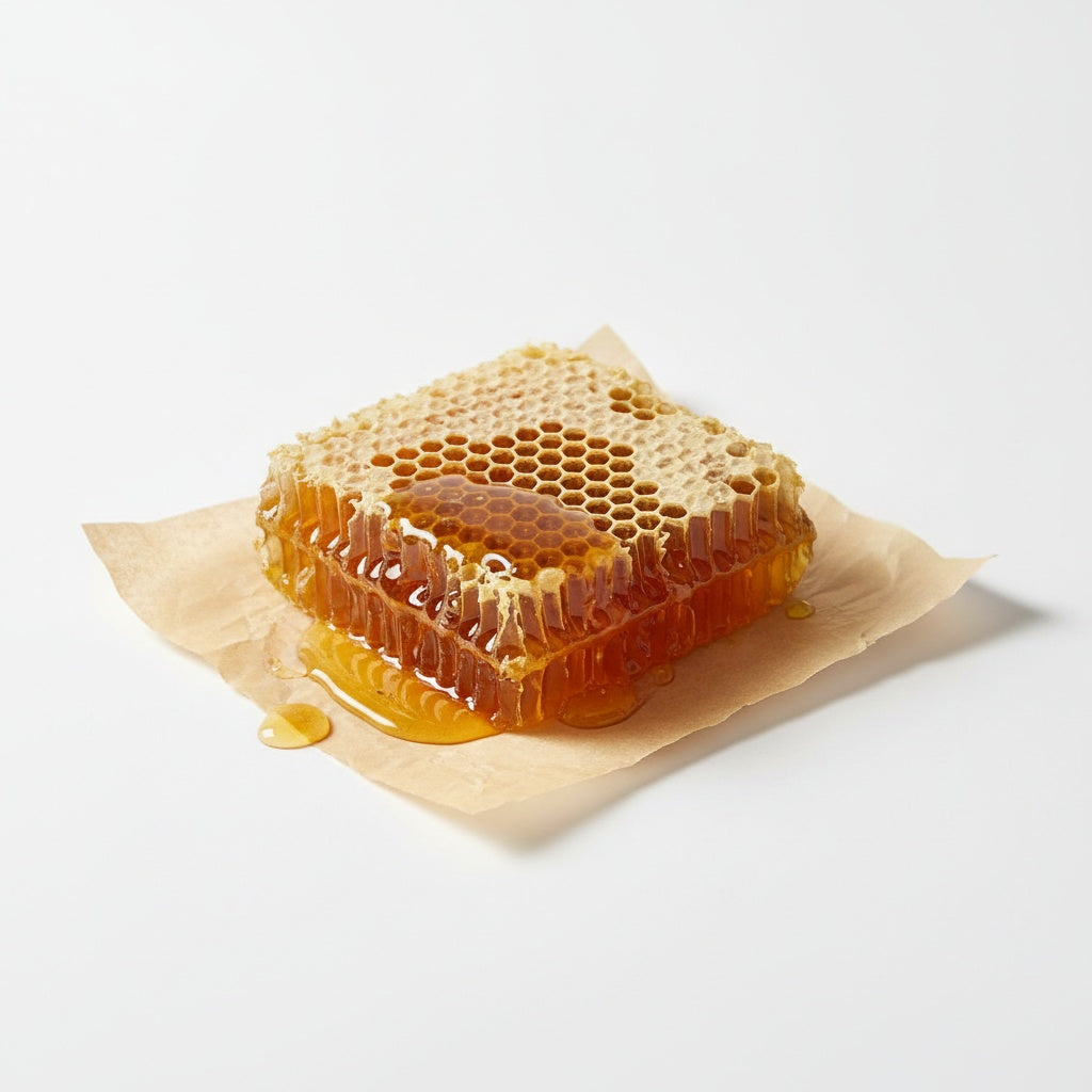 Brooklyn Hive raw honeycomb square